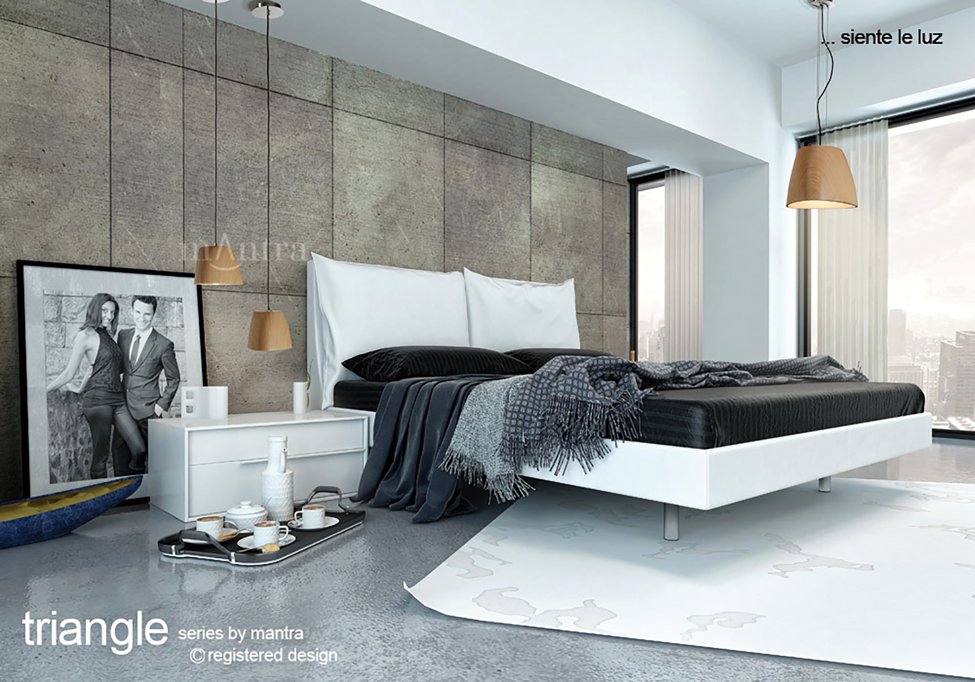 Triangle Ceiling Lights Mantra Single Pendant